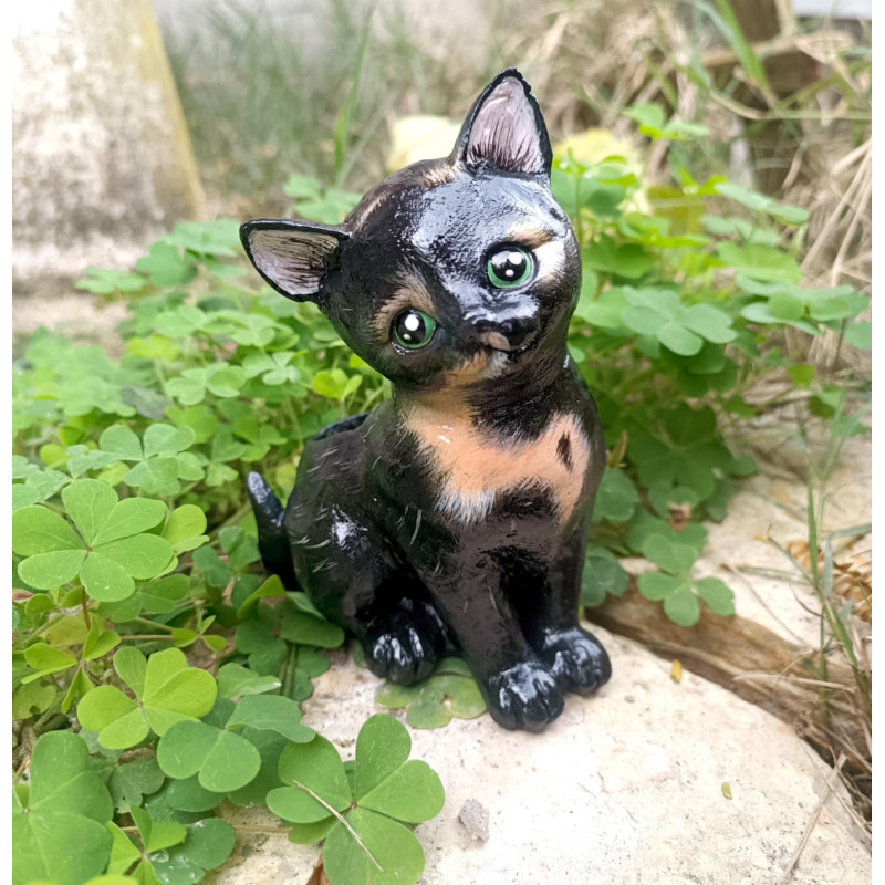 Statue chat personnalisée